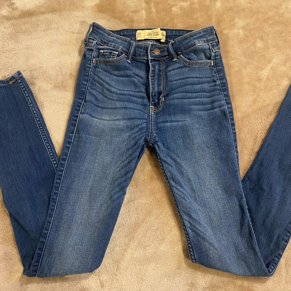 Hollister Super Skinny High Rise Jeans Size 0